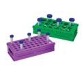 Portaprovette in pp pieghevole autoclavabile +121°C 18 posti x 50 ml colore verde - 4-0063